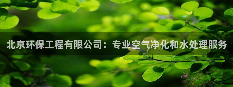 彩名堂用不了：北京环保工程有限公司：