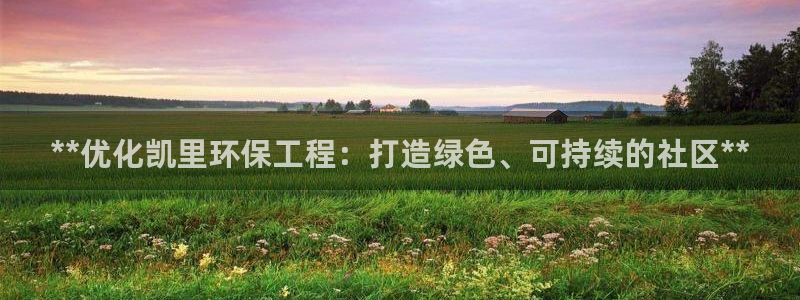彩名堂官网计划客户端：**优化凯里环