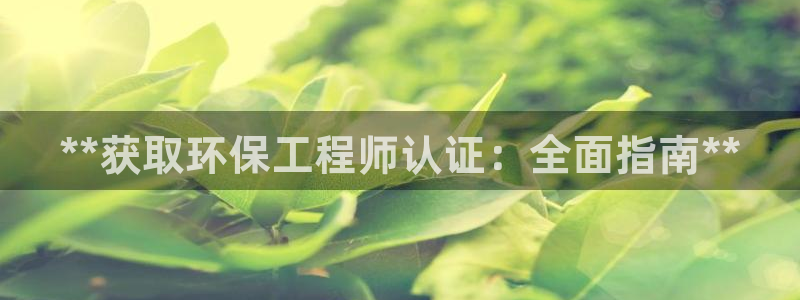 彩名堂计划怎么出的：**获取环保工程