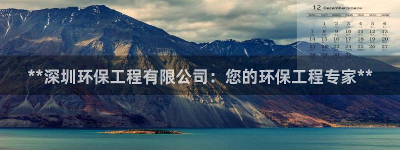 彩名堂平台：**深圳环保工程有限公司：您的环保工程专家**