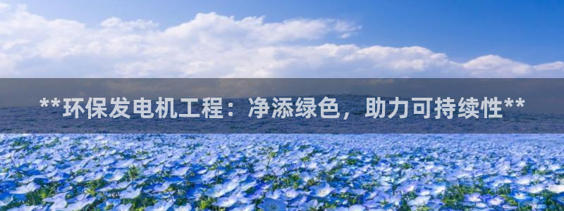 彩名堂预测官网：**环保发电机工程：净添绿色，助力可持续性*