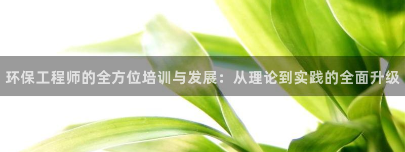 彩名堂app官方网：环保工程师的全方位培训与发展：从理论到实