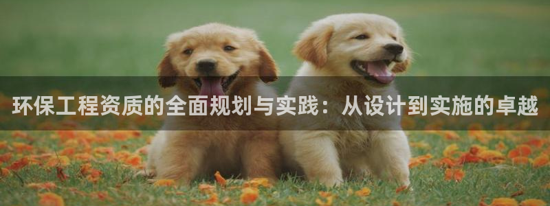 彩名堂预测软件：环保工程资质的全面规划与实践：从设计到实施的