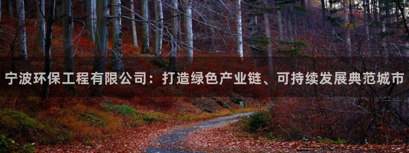 彩名堂最新免费计划官网：宁波环保工程