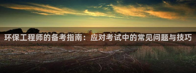 彩名堂旧版本：环保工程师的备考指南：